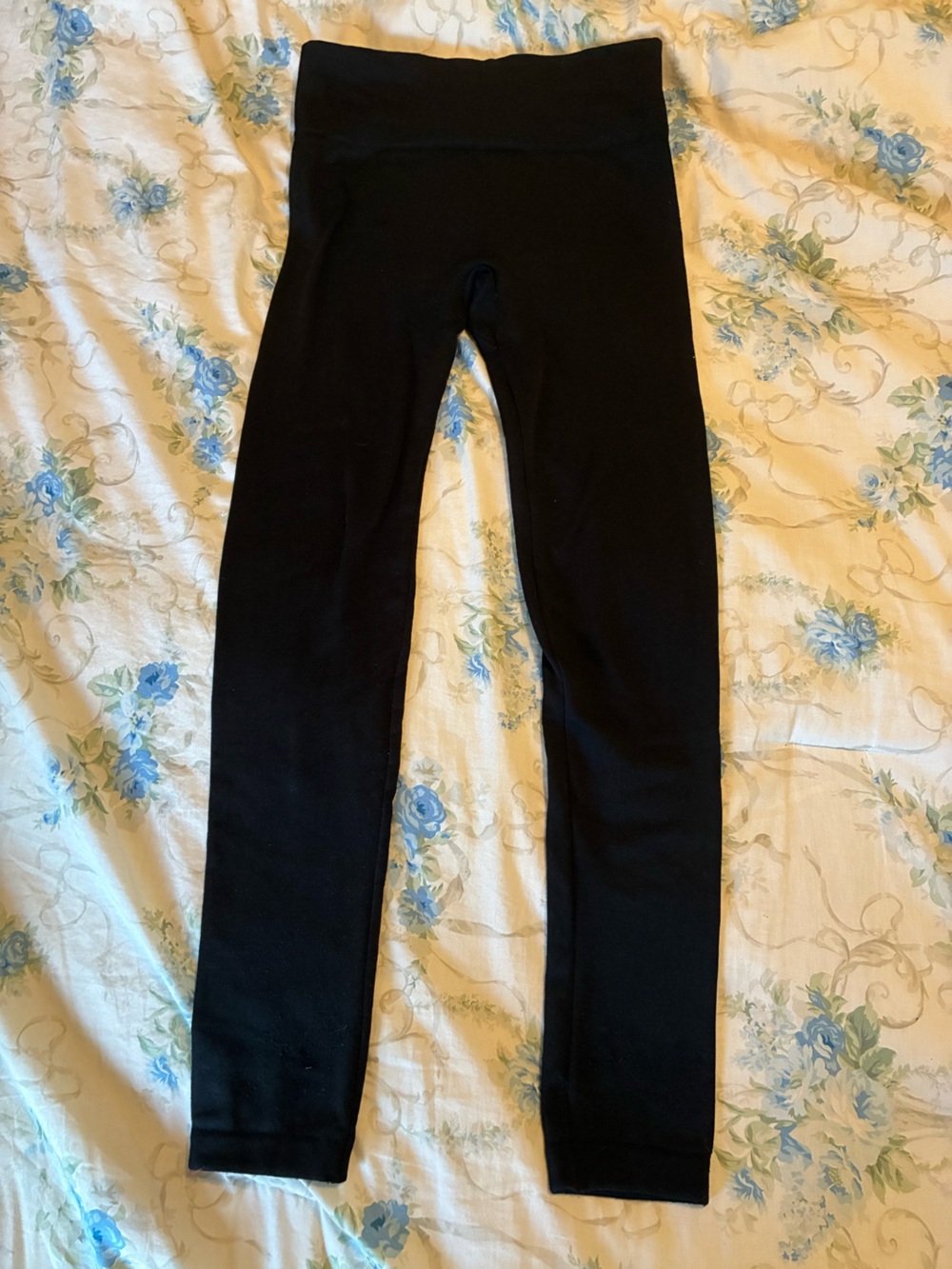 new directions Black High-Waist Stretch Leggings